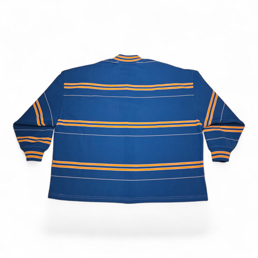 DS Varsity Stripe Sweater | Charger Blue - Large