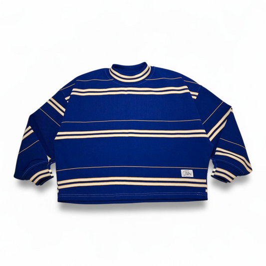 DS Varsity Stripe Sweater | Chelsea Blue - Small