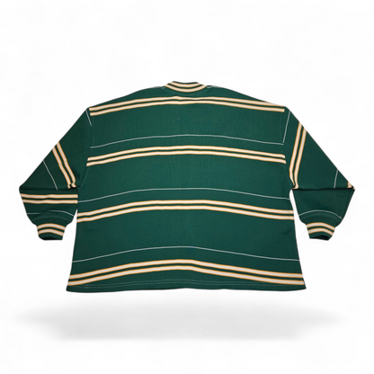 DS Varsity Stripe Sweater | Packer Green - Large