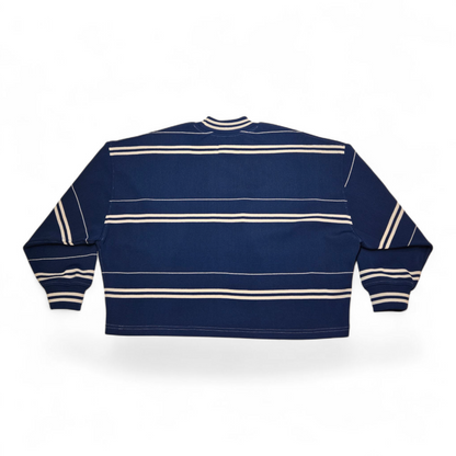 DS Varsity Stripe Sweater | Atlantic Blue - Small