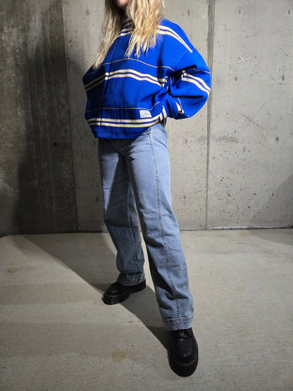 DS Varsity Stripe Sweater | Chelsea Blue - Small